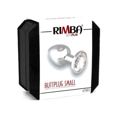 Rimba - Butt plug PEQUEÑO con cristal (unisex)