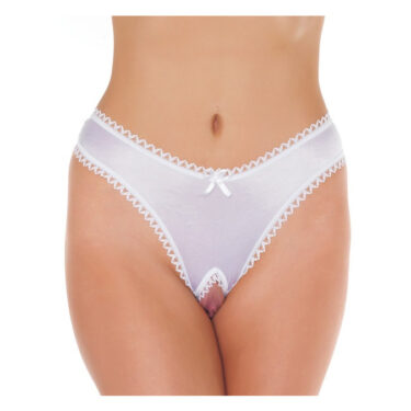 Amorable by Rimba - Tanga Abierta - Talla única - Blanco