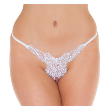 Amorable by Rimba - Tanga Abierta - Talla única - Blanco