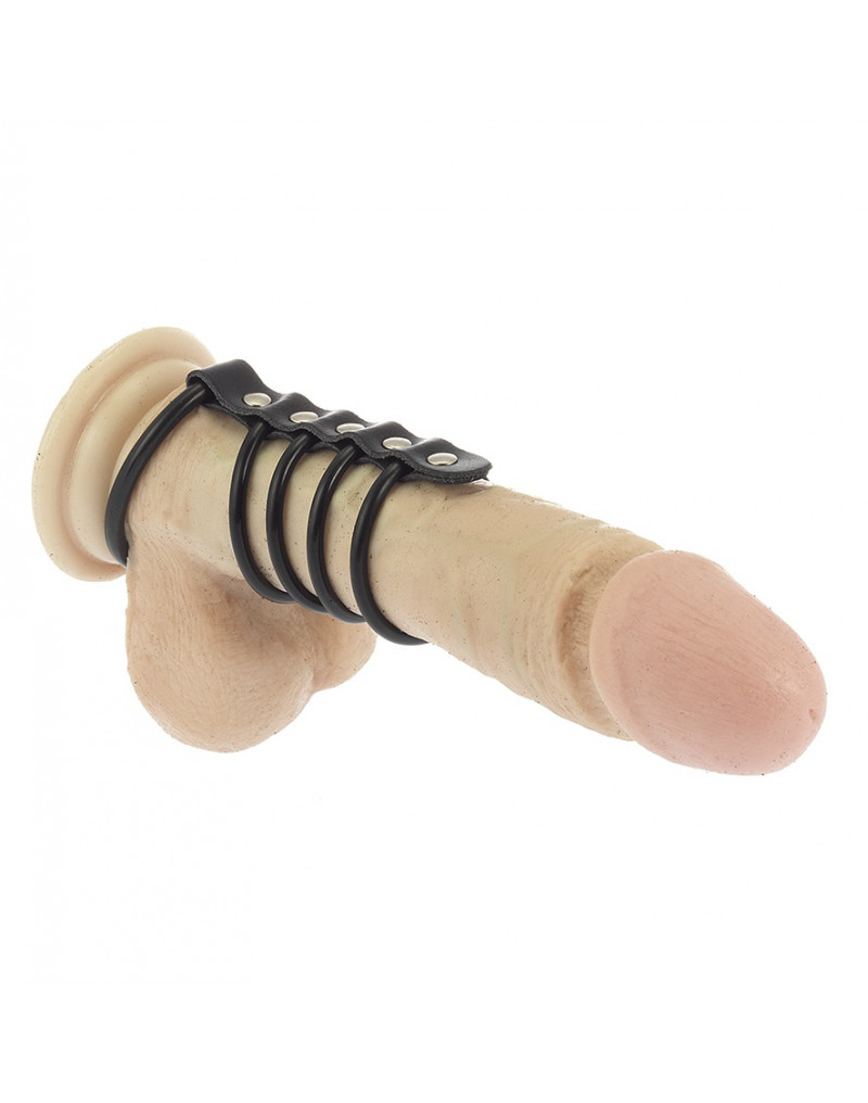 Rimba - Anillos pené caucho con correa Rimba - Anillos pené caucho con correa