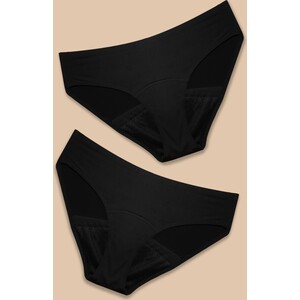 Pack 4 Bragas menstruales invisibles para flujo ligero a moderado