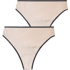 Pack 2 Tanga menstrual Flujo moderado Jolie. Color: Nude. Talla: M (36-38)