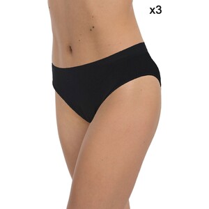 Pack de 3 Bragas sin costuras de microfibra